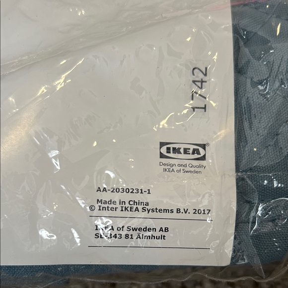 IKEA BUSSIG Storage Bins - Blue and White - Picture 3 of 3